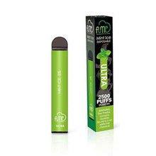 Mint Ice flavored Fume ULTRA Disposable Vape Device 2500Puffs - 6PK