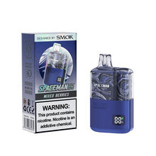 Mixed Berries Flavored Spaceman 10K Pro Disposable Vape Device 6PK | The Smoke Plug