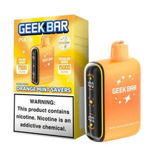 Orange Mint Savers Flavored Geek Bar Pulse Disposable Vape Device - | The Smoke Plug