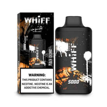 Peach Coconut Flavored Whiff Remix Disposable Vape Device by Scott Storch 5000 Puffs