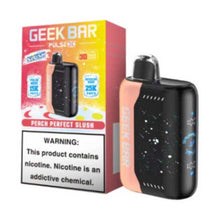 Peach Perfect Slush Flavored Geek Bar Pulse X Disposable Vape Device - | The Smoke Plug