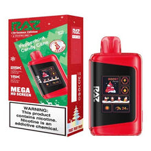 Peppermint Candy Cane Flavored RAZ DC25000 Disposable Vape Device - 25000K Puffs - 1PC | The Smoke Plug