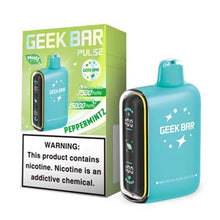 Peppermintz Flavored Geek Bar Pulse Disposable Vape Device - 15K Puffs | The Smoke Plug