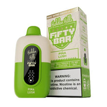 Pina Lush Flavored Fifty Bar x Hidden Hills Disposable Vape Device - 2000K Puffs - 10PK |The Smoke Plug