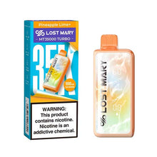 Pineapple Lime Flavored Lost Mary MT35000 Disposable Vape Device - 35K Puffs - 10PK | The Smoke Plug