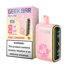 Pink Lemonade Flavored Geek bar Pulse Disposable Vape Device - 15000 Puffs | thesmokeplug.com - 10PK