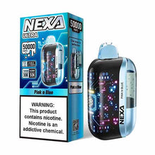 Pink N Blue Flavored NEXA Ultra 50019 Disposable Vape Device - 50K Puffs - 1PC | The Smoke Plug