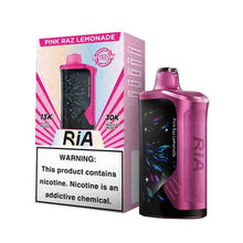 Pink Raz Lemonade Flavored RiA NV30K Disposable Vape Device - 30K Puffs | The Smoke Plug