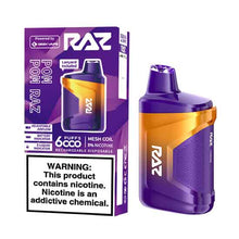 Pom Pom Raz Flavored Raz CA6000 Disposable Vape Device - 6000 Puffs | thesmokeplug.com -1PC