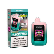 Prism Mint Flavored Spaceman Nebula 25K Plus Disposable Vape Device 6PK | The Smoke Plug