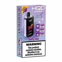 Purple Haze Flavored HQD Cuvie Everest Disposable Vape Device - 2500K Puffs | The Smoke Plug