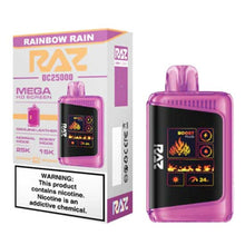 Rainbow Rain Flavored Raz DC25000 Disposable Vape Device - 25K Puffs - 10PK | The Smoke Plug