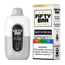 Rainbow Road Flavored Fifty Bar V2 Disposable Vape Device - 20000 Puffs - 10PK | The Smoke Plug