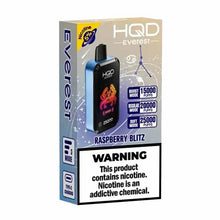 Raspberry Blitz Flavored HQD Cuvie Everest Disposable Vape Device - 2500K Puffs | The Smoke Plug