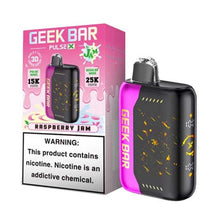 Raspberry Jam Flavored Geek Bar Pulse X Disposable Vape Device - | The Smoke Plug