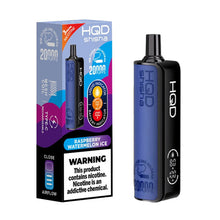Raspberry Watermelon Ice 3mg Flavored HQD Shisha Hookah 3mg Disposable Vape Device - 20K Puffs - | The Smoke Plug