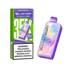 Scary Berry Flavored Lost Mary MT35000 Disposable Vape Device - 35K Puffs - 10PK | The Smoke Plug