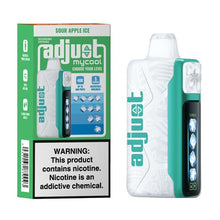 Sour Apple Ice Flavored Adjust MyCool Disposable Vape Device - 40K Puffs - 5PC | The Smoke Plug