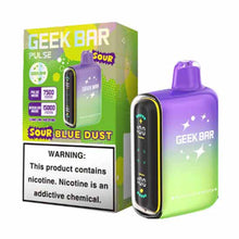 Sour Blue Dust Flavored Geek Bar Pulse Disposable Vape Device 10PK | The Smoke Plug