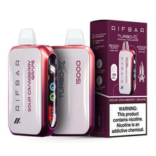 Sour Cranberry Grape Flavored Rifbar Turbo-X Disposable Vape Device 1PC | The Smoke Plug