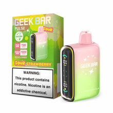 Sour Strawberry Flavored Geek Bar Pulse Disposable Vape Device 6PK | The Smoke Plug
