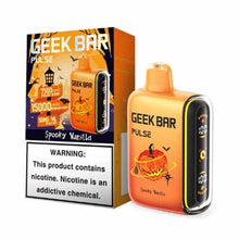 Spooky Vanilla (Halloween Limited Edition) Flavored Geek Bar Pulse Disposable Vape Device 10PK | The Smoke Plug