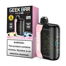 Strawberry B-Pop Flavored Geek Bar Pulse X Disposable Vape Device - | The Smoke Plug