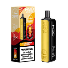 Strawberry Banana 3mg Flavored HQD Shisha Hookah 3mg Disposable Vape Device - 20K Puffs - | The Smoke Plug
