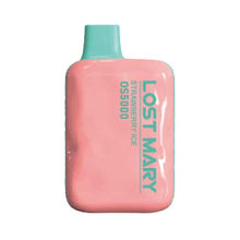 Strawberry Ice Flavored EBDesign LOST MARY OS5000 Disposable Vape Device - 5000 Puffs | thesmokeplug.com - 1PC