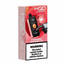Straw Raspberry Gummy Flavored HQD Cuvie Everest Disposable Vape Device - 2500K Puffs | The Smoke Plug