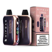 Strawberry Watermelon Flavored Rifbar Turbo-X Disposable Vape Device 1PC | The Smoke Plug