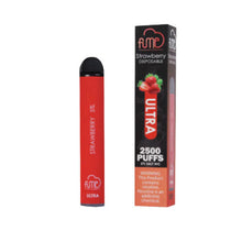 Strawberry flavored Fume ULTRA Disposable Vape Device 2500Puffs - 6PK