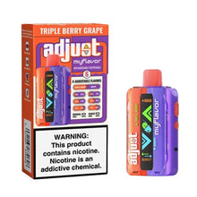 Triple Berry Grape Flavored Adjust MyFlavor Disposable Vape Device - 40K Puffs | The Smoke Plug