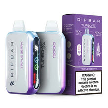 Triple Berry Flavored Rifbar Turbo-X Disposable Vape Device 1PC | The Smoke Plug