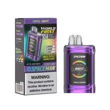 Triple Grape Flavored Spaceman Prism 20K Disposable Vape Device 3PK | The Smoke Plug