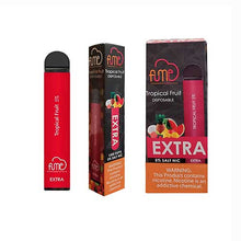 FUME EXTRA 5mg Tropical Fruit Flavored Disposable Vape - 10PK