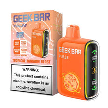 Tropical Rainbow Blast Flavored Geek bar Pulse Disposable Vape Device - 15000 Puffs | thesmokeplug.com - 10PK