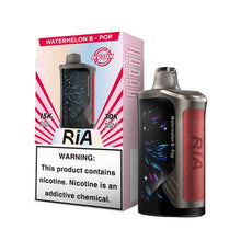 Watermelon B-Pop Flavored RiA NV30K Disposable Vape Device - 30K Puffs | The Smoke Plug