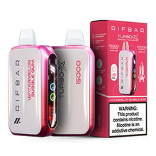 Watermelon Bubble Gum Flavored Rifbar Turbo-X Disposable Vape Device 1PC | The Smoke Plug
