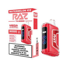 Watermelon Ice Raz TN9000 Disposable Vape Device 10PK | thesmokeplug.com