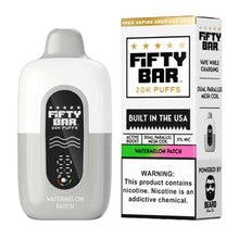 Watermelon Patch Flavored Fifty Bar V2 Disposable Vape Device - 20000 Puffs - 10PK | The Smoke Plug