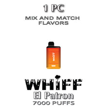 Whiff El Patron Disposable Vape Device by Scott Storch | 7000 Puffs – 1PC