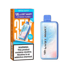 White Gami Flavored Lost Mary MT35000 Disposable Vape Device - 35K Puffs - 10PK | The Smoke Plug
