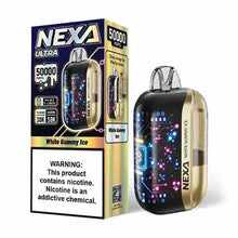 White Gummy Ice Flavored NEXA Ultra 50029 Disposable Vape Device - 50K Puffs - 1PC | The Smoke Plug