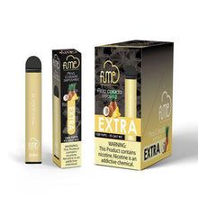 FUME EXTRA 5mg Pina Colada Flavored Disposable Vape - 10PK