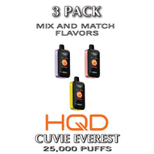 HQD Cuvie Everest Disposable Vape Device | 25000 Puffs - 3PK