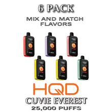 HQD Cuvie Everest Disposable Vape Device | 25000 Puffs - 6PK