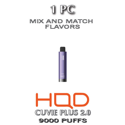 HQD Cuvie Plus 2.0 Disposable Vape Device | 9000 Puffs - 1PC The Smoke Plug HQD Cuvie Plus 2.0 Disposable Vape Device | 9000 Puffs - 1PC The Smoke Plug