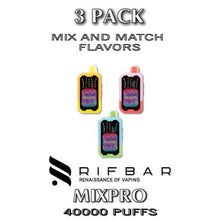 Rifbar MixPro Disposable Vape Device | 40000 Puffs - 3PK