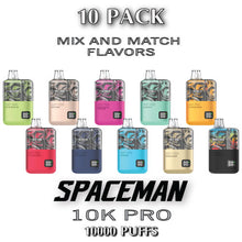 Spaceman 10K Pro Disposable Vape Device | 10000 Puffs - 10PK